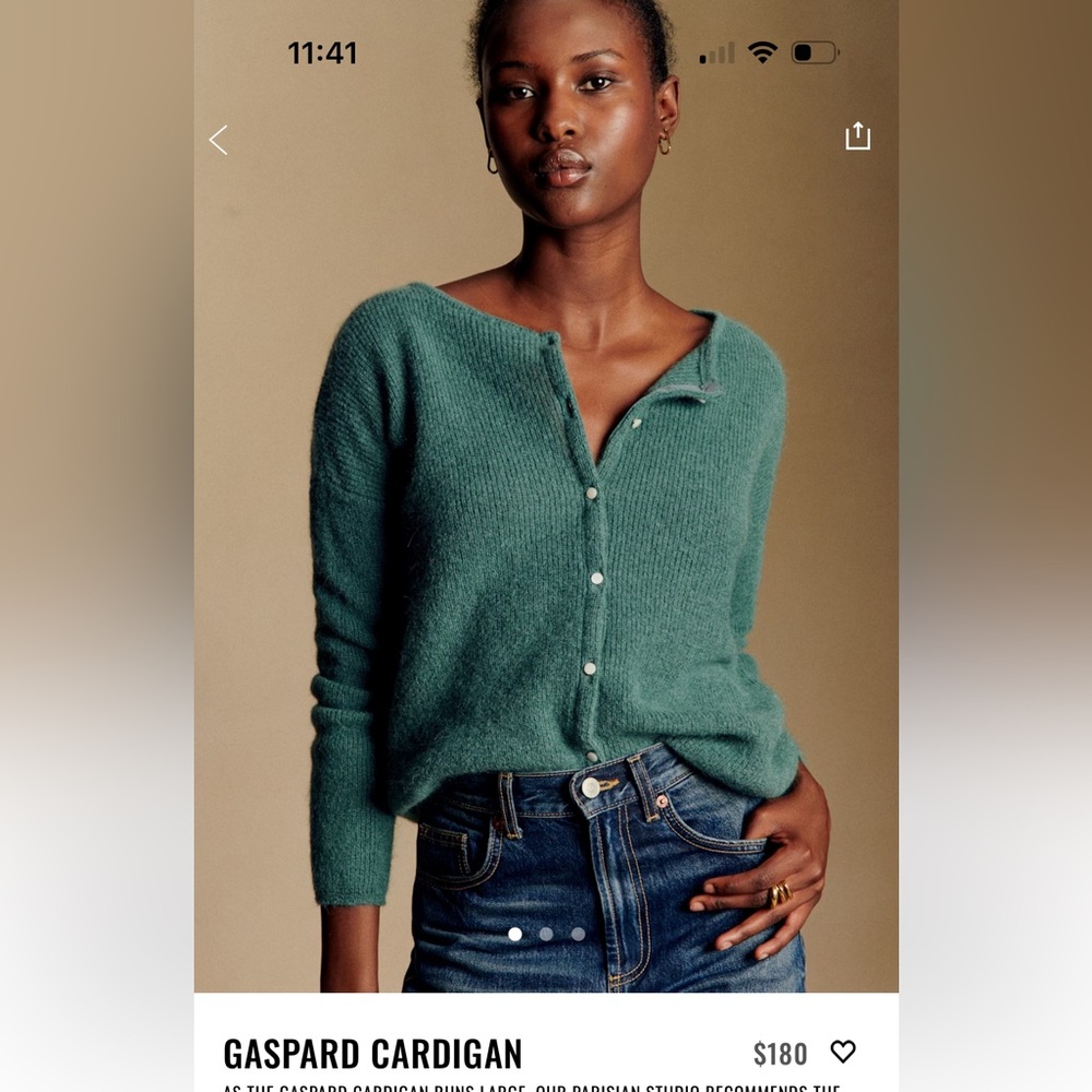 Sezane Gaspard Cardigan - Size small